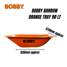 BOBBY BARROW ORANGE TRAY 90 LT