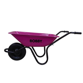 BOBBY Wheelbarrow Pink Heavy Duty 90lt