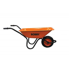 BOBBY Wheelbarrow Orange Hi-viz Heavy Duty 90LT